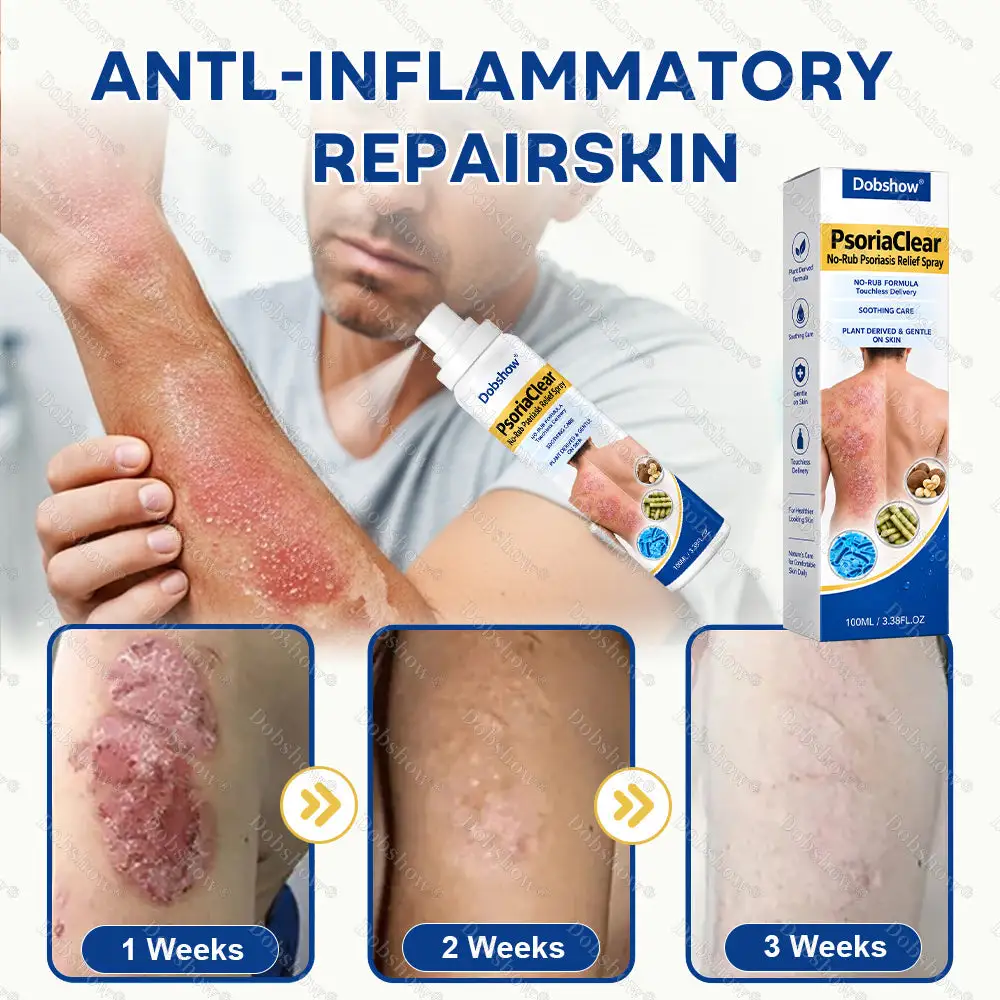 PsoriaClear No-Rub Psoriasis Relief Spray - Image 6