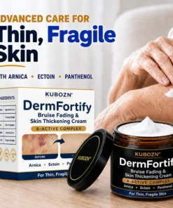 DermFortify - Advanced Bruise Fading & Skin Thickening Cream for Thin, Fragile Skin