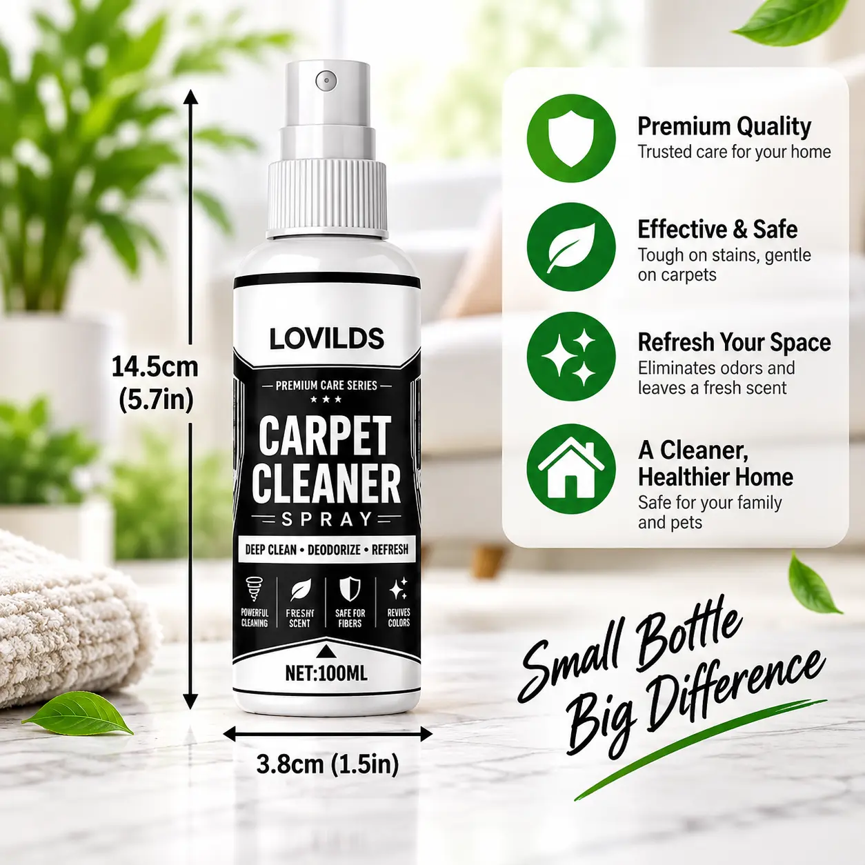 LOVILDS Carpet Cleaner Spray - Image 6