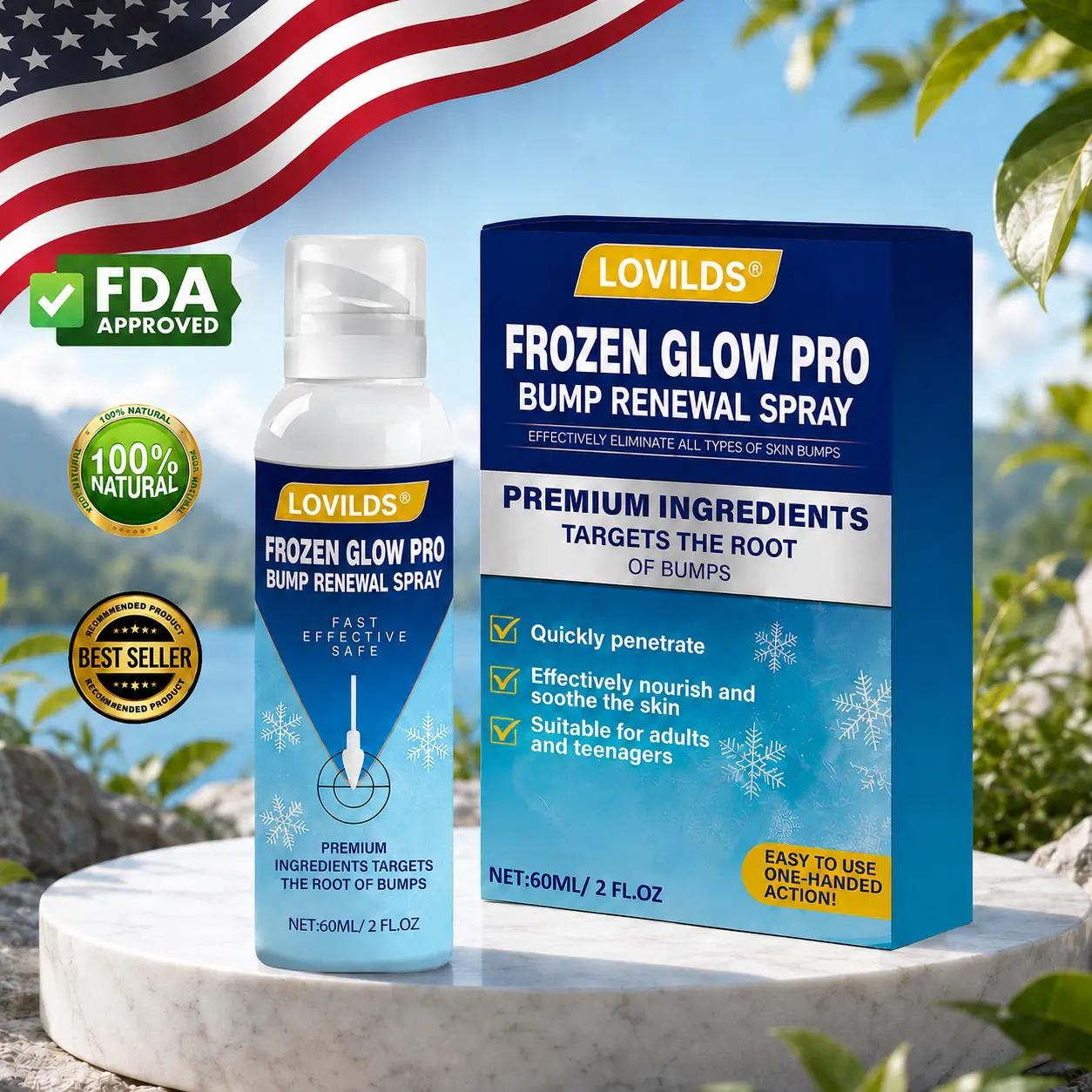 Frozen Glow Pro Bump Renewal Spray