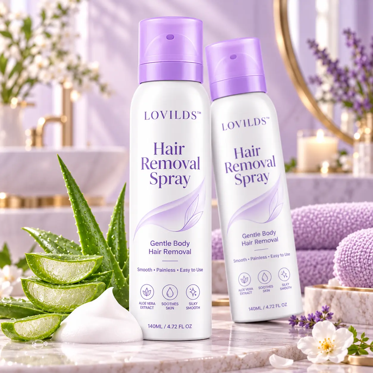 SmoothAway — Body Hair Removal Spray
