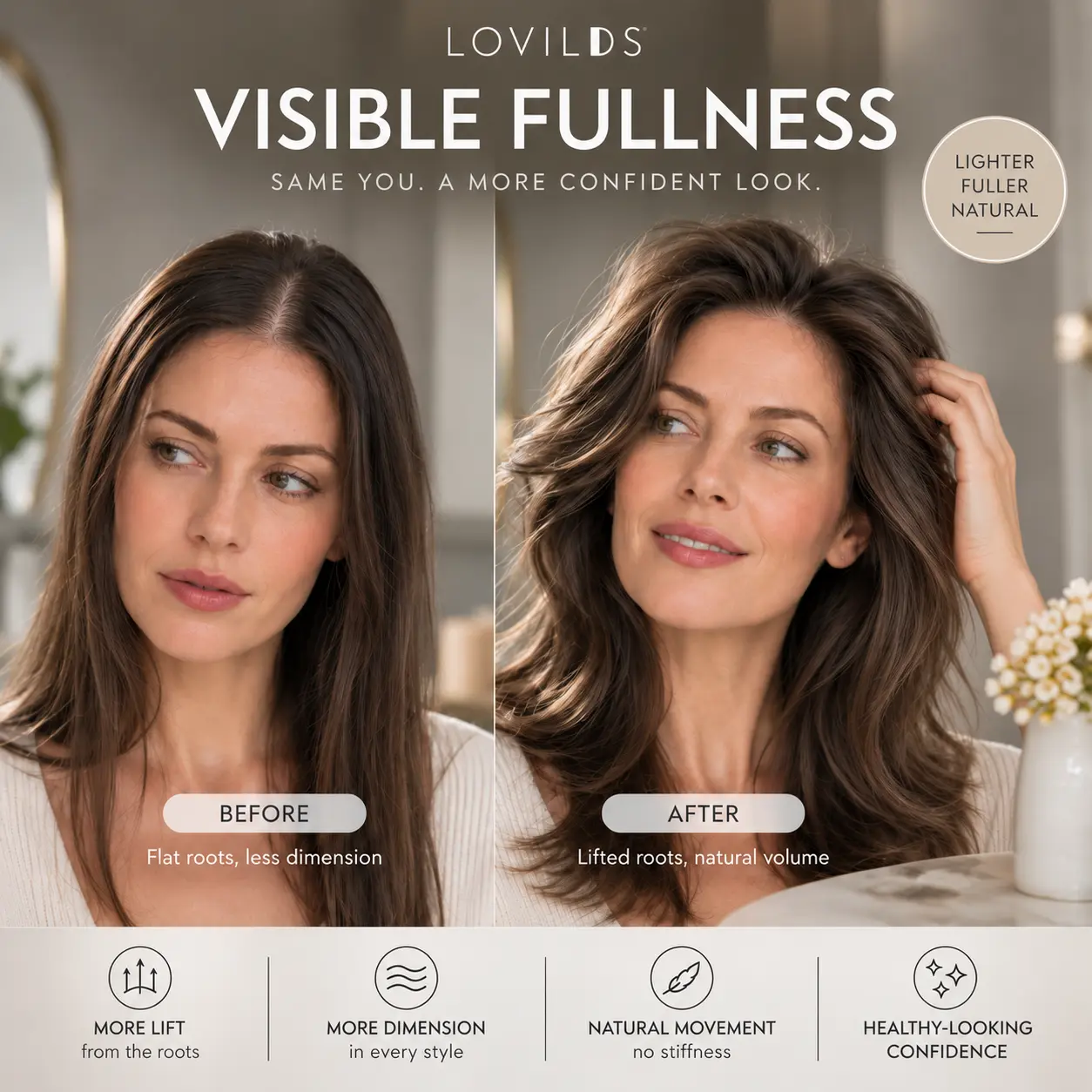 LOVILDS Volumizing & Hold Hair Spray - Image 3