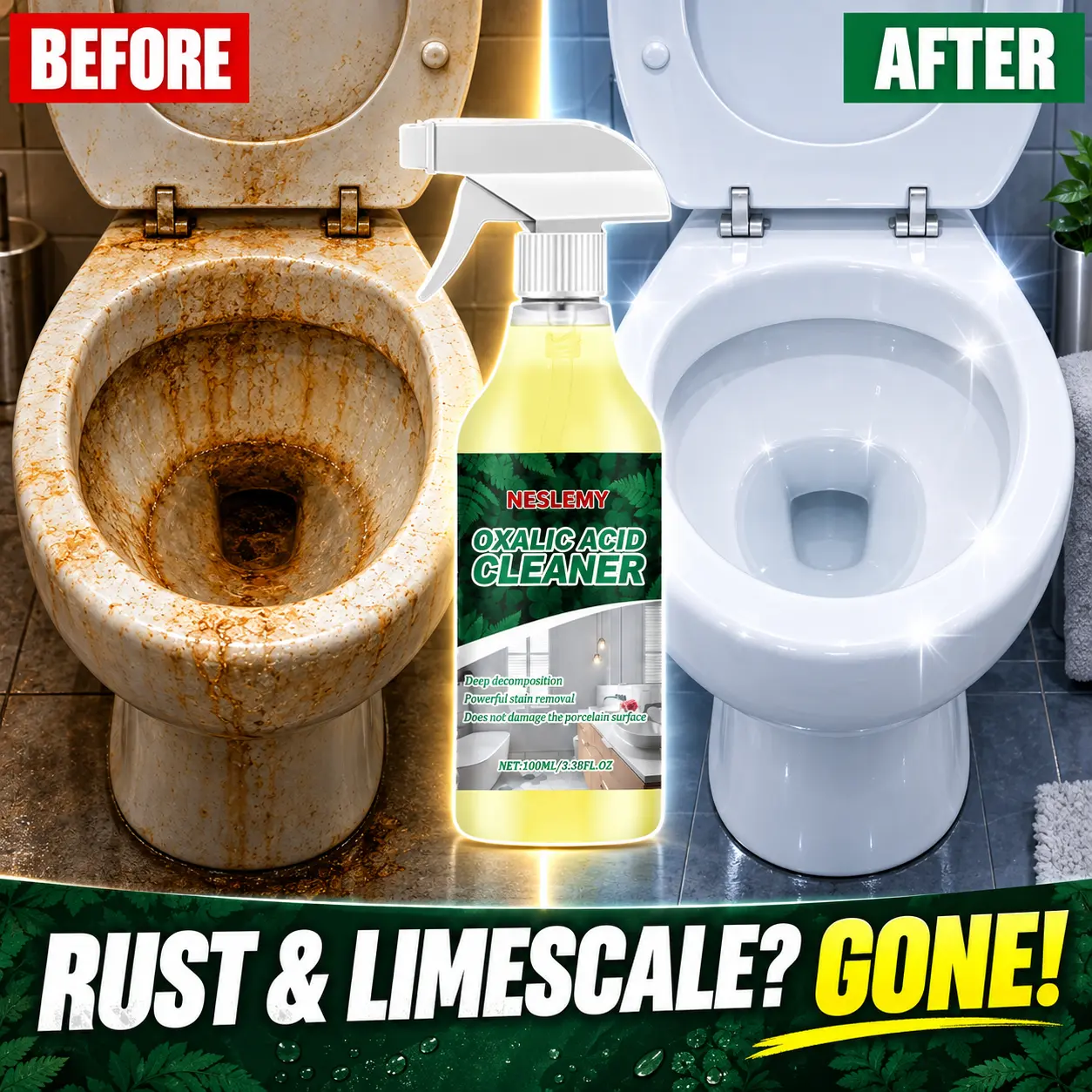 Oxalic Acid Bathroom Cleaner