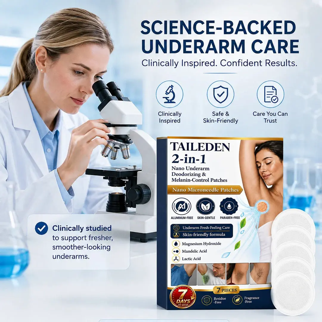 2-in-1 Nano Underarm Deodorizing & Melanin-Control Patches