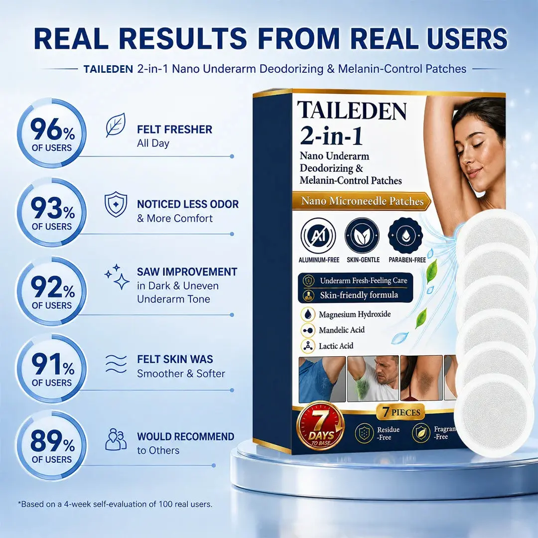 2-in-1 Nano Underarm Deodorizing & Melanin-Control Patches - Image 10