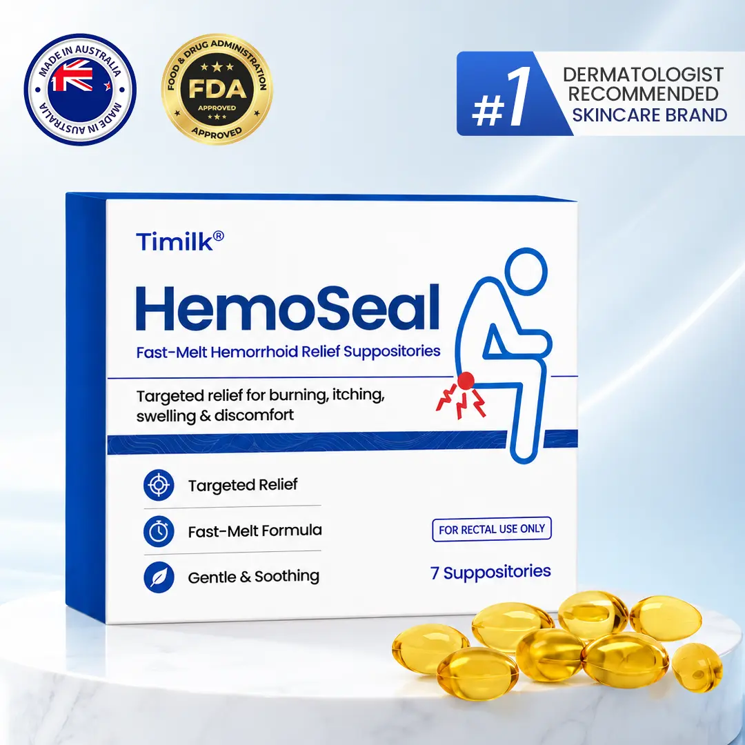 HemoSeal Fast-Melt Hemorrhoid Relief Suppositories