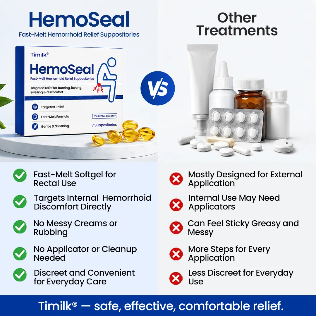 HemoSeal Fast-Melt Hemorrhoid Relief Suppositories - Image 8